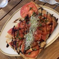 Caprese Flatbread at Holi Vegan Kitchen in Miami