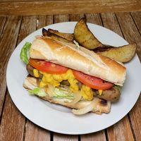 Sandwich at Holi Vegan Kitchen in Miami