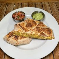 Spicy crunch wrap at Holi Vegan Kitchen in Miami