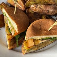 Tempeh sandwich   at Holi Vegan Kitchen in Miami