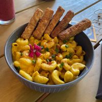 Vegan Mac n cheese   at Once:Once in Antigua