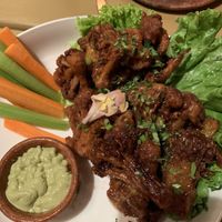Cauliflower wings  at Once:Once in Antigua