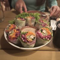 Summer rolls   at Once:Once in Antigua