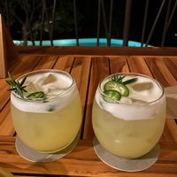 Tequila drink at Rio Bhongo in Papagayo