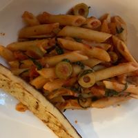 Penne pasta at Rio Bhongo in Papagayo