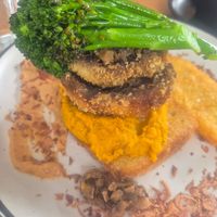 XO XO with added hash brown at Little Black Pug in Mount Gravatt