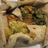 Veggie sampler   at Fasika in St Paul