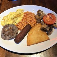 Vegan breakfast  at Bloc + Pop Up in Glasgow