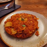Vegan version of the omlette at The Terrace Tapas and Wine Bar in Ilfracombe