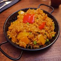 Paella at The Terrace Tapas and Wine Bar in Ilfracombe