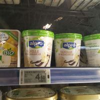 vegan ice-cream at Carrefour City in Levallois-perret