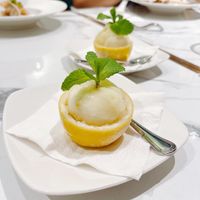Yuzu Sobert (vegan) - LOVE this sour and sweet sobert! Chilly heh.  at elemen Classic 元素 . 经典 - Great World City in Central Singapore