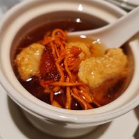 Cordycep peach gum Monkeyhead boiled soup ~ 2/12/21 at elemen Classic 元素 . 经典 - Great World City in Central Singapore