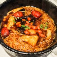 Vegan mee sua in herbal broth, my favorite, very flavourful, most recommended at elemen Classic 元素 . 经典 - Great World City in Central Singapore