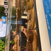 All vegan baked goods   at Coco House in Barcelona