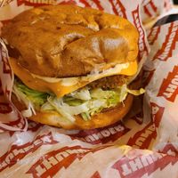 Chicken sandwich at Thunder Vegan - Malasaña in Madrid