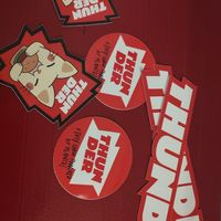 Free stickers at Thunder Vegan - Malasaña in Madrid