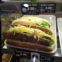 Vegan sandwich at Mamma Mia in Kotor