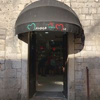 Front of restaurant at Mamma Mia in Kotor