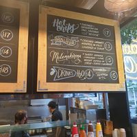 Menu at Staazi & Co in Adelaide