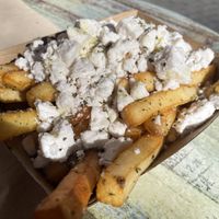 Feta fries  at Staazi & Co in Adelaide
