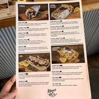 Menu as of March 2026  at Staazi & Co in Adelaide