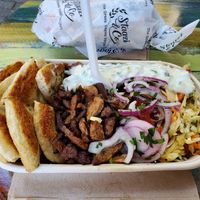 Yiros platter at Staazi & Co in Adelaide