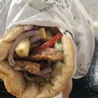 Lamb yiros at Staazi & Co in Adelaide