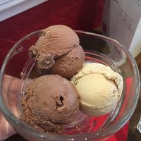 Vegan ice cream at Caffe Scozia in Pitlochry