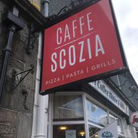 Look out for this sign at Caffe Scozia in Pitlochry