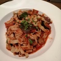 Veggie pasta at Caffe Scozia in Pitlochry