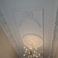 Beautiful ceiling inside of My Daddy's Gelateria at My Daddy's Gelateria in Berlin