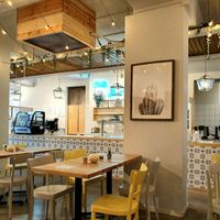 counter at Cali Eats in Dusseldorf