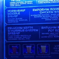 Menu at Disneyland - Docking Bay 7 in Anaheim