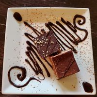 Chocolate cake & tiramisu at Fiammé in Naperville