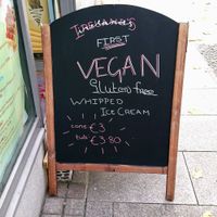 Teddy's Vegan Ice-cream at Teddys Ice Cream in Dun Laoghaire