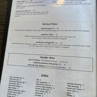 So many options! at Vertical Diner and The Gold Room in Portland
