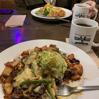 And bottomless coffee!  at Vertical Diner and The Gold Room in Portland