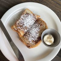 side french toastt  at Vertical Diner and The Gold Room in Portland