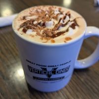 Hot Chocolate! Soooo good. Got it with oat milk. at Vertical Diner and The Gold Room in Portland