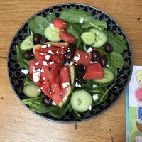 Watermelon salad (to make vegan get without cheese) at Nando's - Marine Rd in Dun Laoghaire