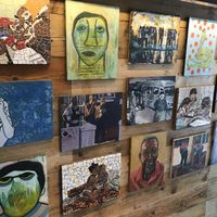 Entrance Art at Nando's - Marine Rd in Dun Laoghaire