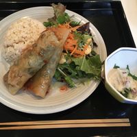 Spring roll set  at Cafe 369 in Chiba