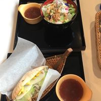 Breakfast, Buddha bowl and sandwich with soup  at Cafe 369 in Chiba