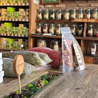 Table at Pijalnia Ziół in Warsaw