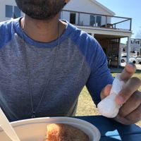 Vegan donuts ! at Live Cafe in Kennebunk