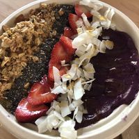 Açaí bowl at Live Cafe in Kennebunk