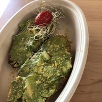 Avo toast at Live Cafe in Kennebunk