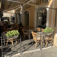 sitting area at La Terrazza di Venere in Capri