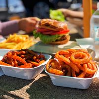 Ooo sometimes you have to eat a little unhealthy   at The Veggie Side in Hauppauge